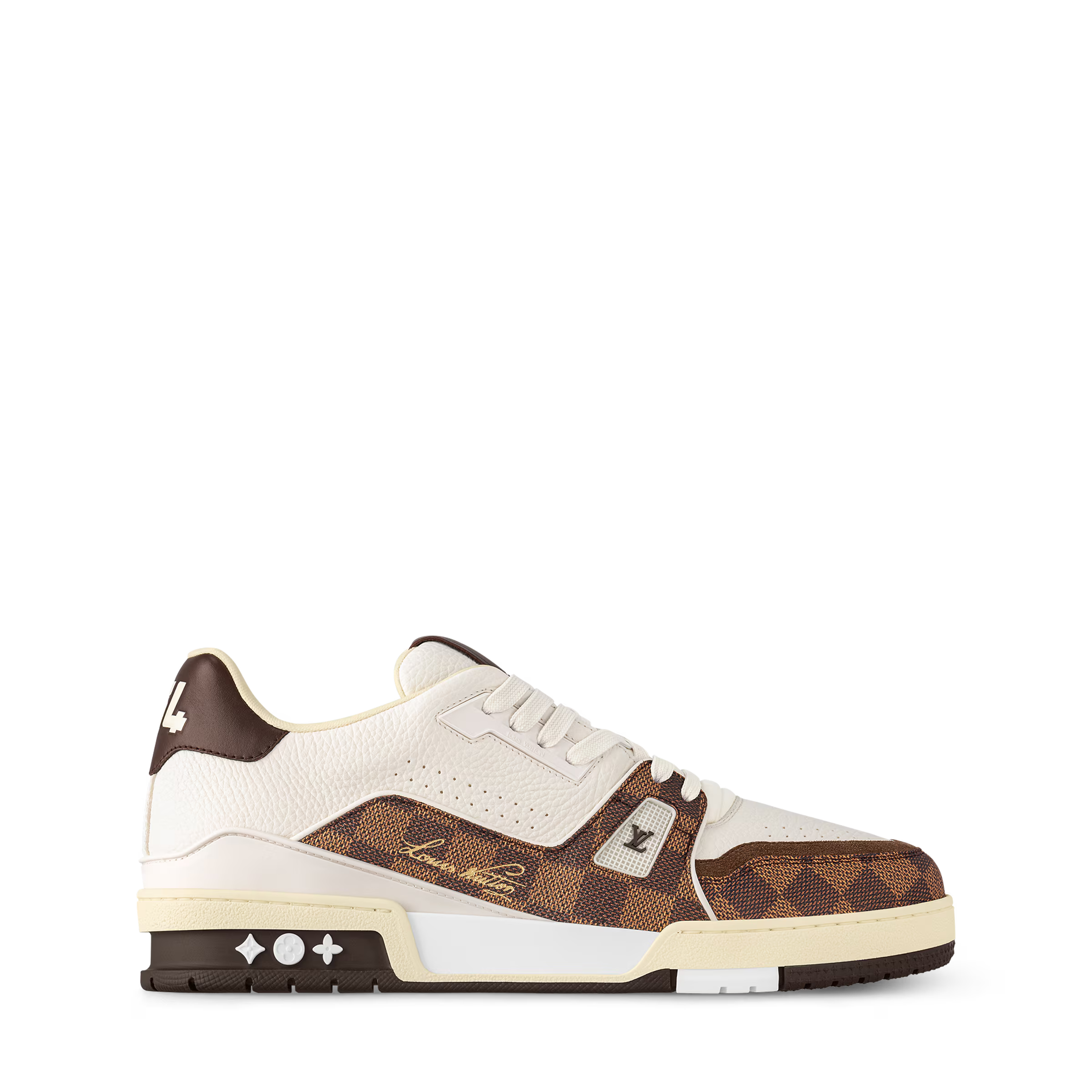 LV Trainer Sneaker Damier Canvas Moka Brown