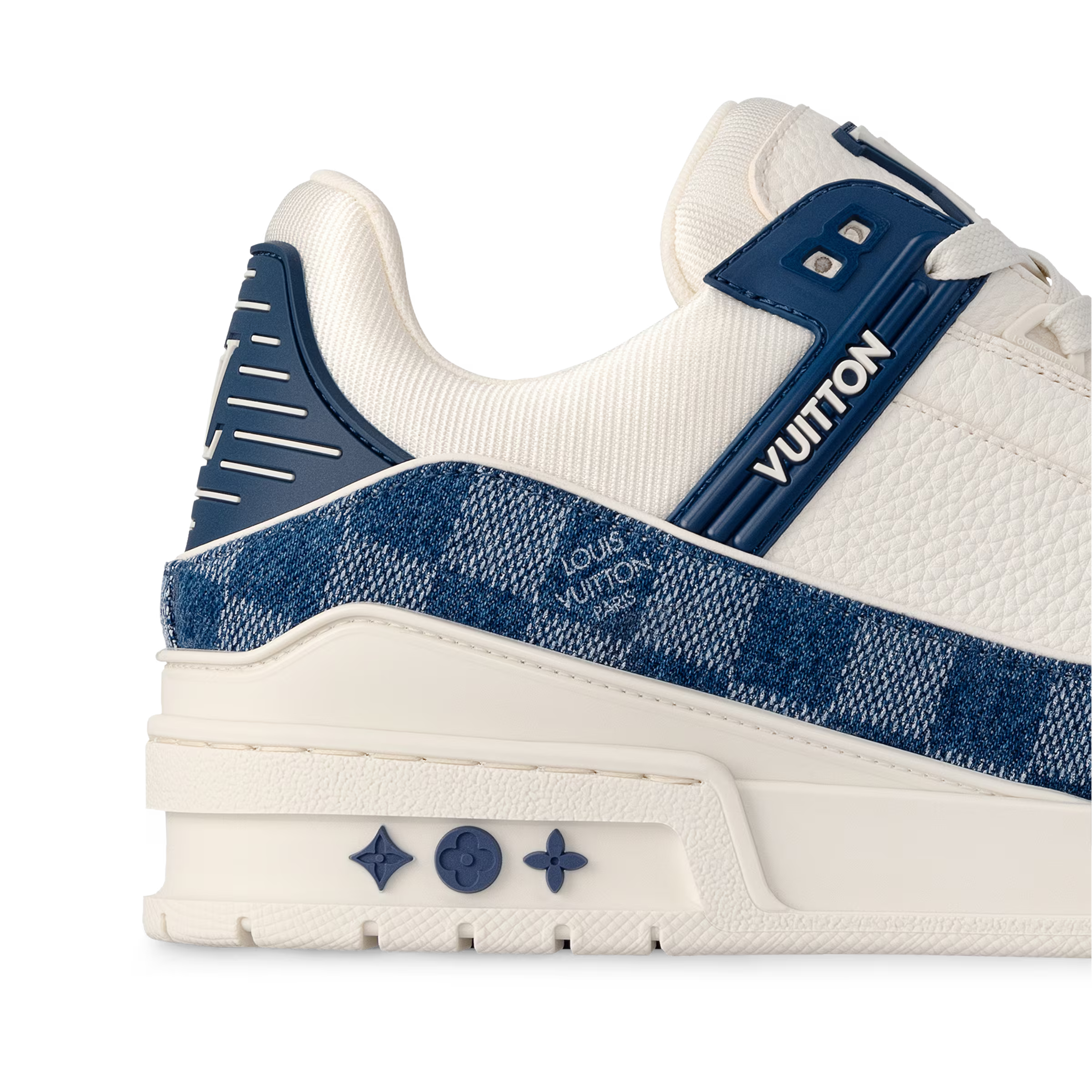 LV Trainer Sneaker Damier Denim Blue