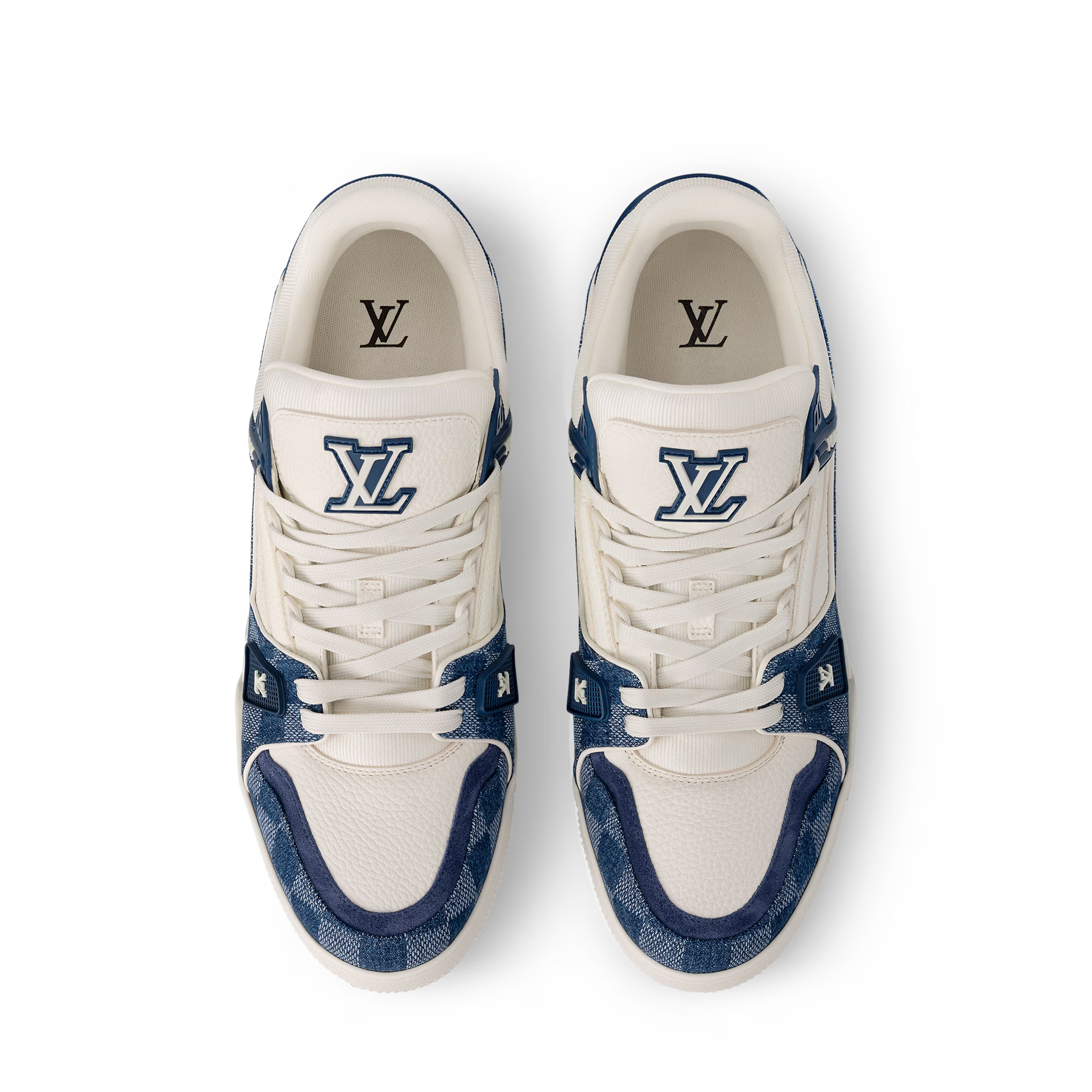 LV Trainer Sneaker Damier Denim Blue