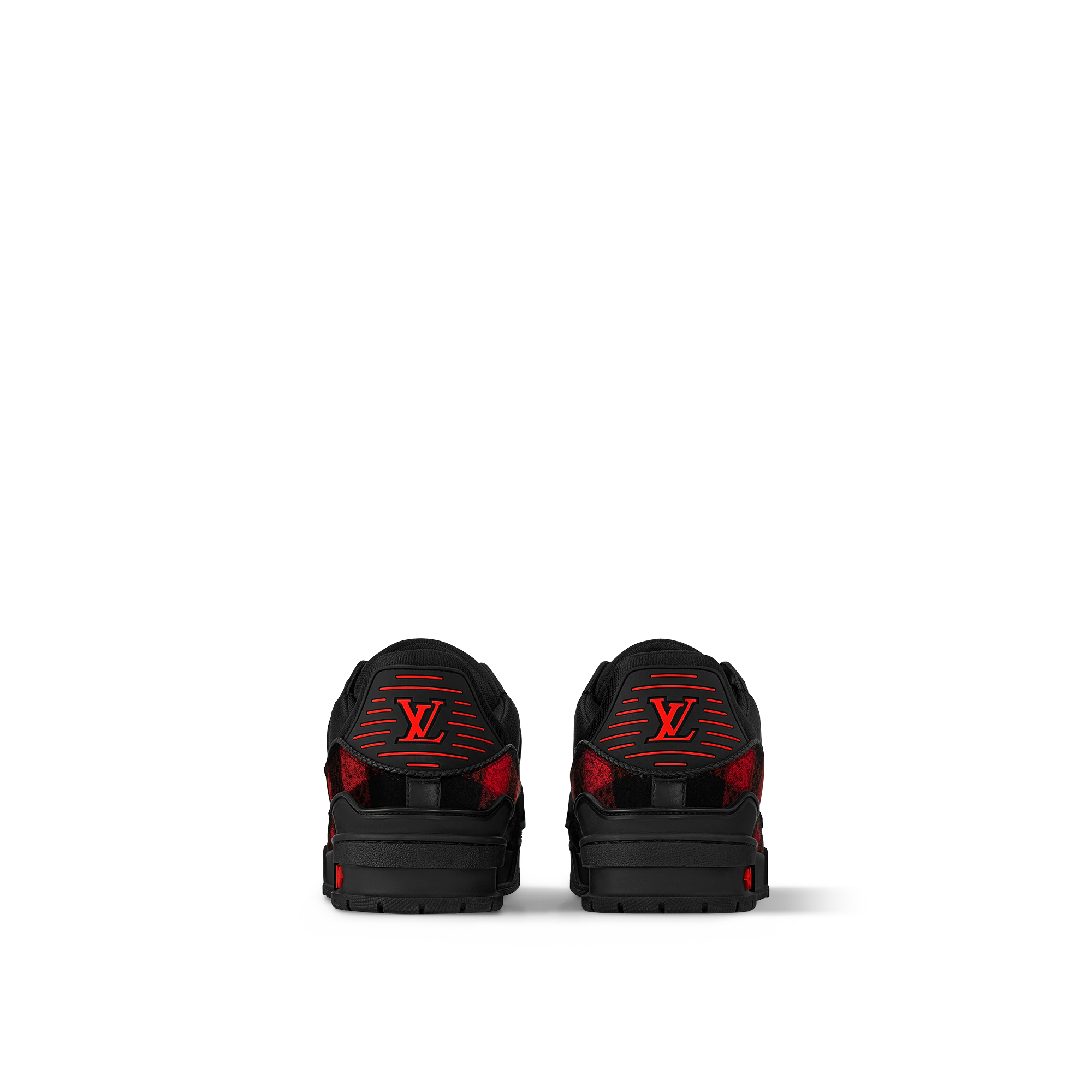 Louis Vuitton LV Trainer Black Red