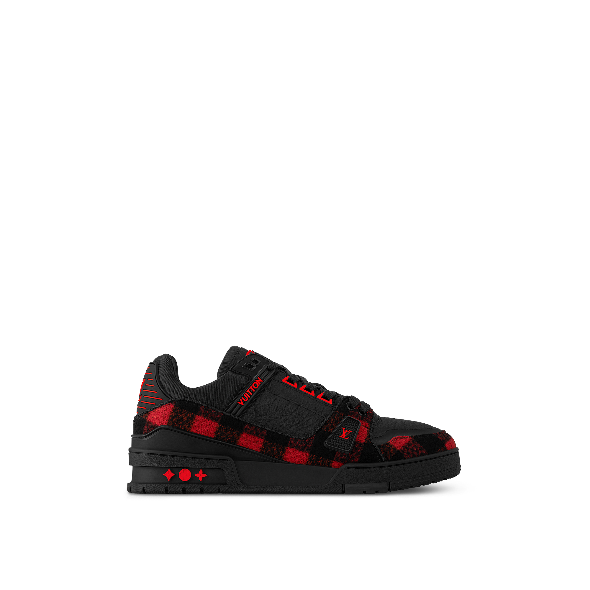 Louis Vuitton LV Trainer Black Red