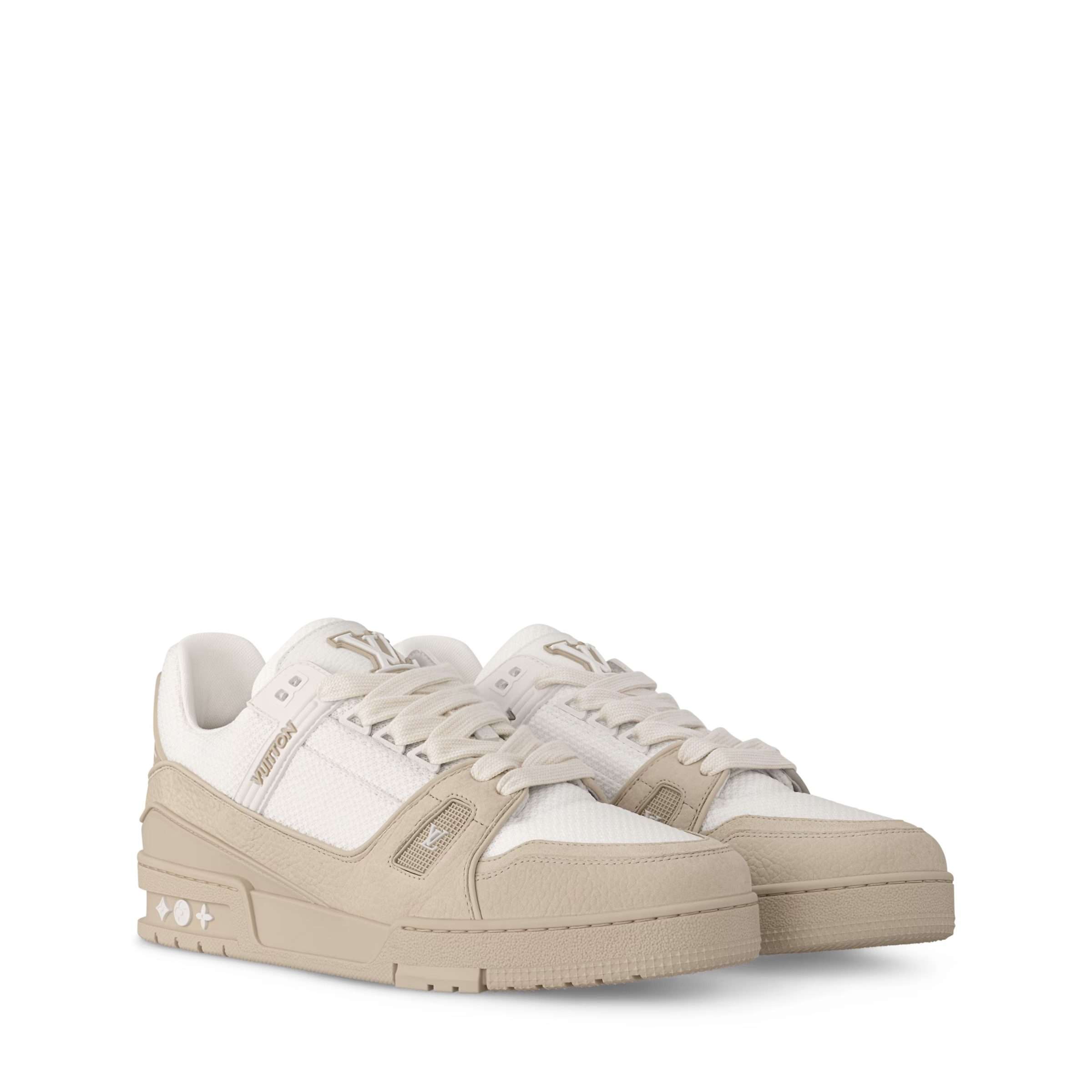 LV Trainer Sneaker Nubuck Beige