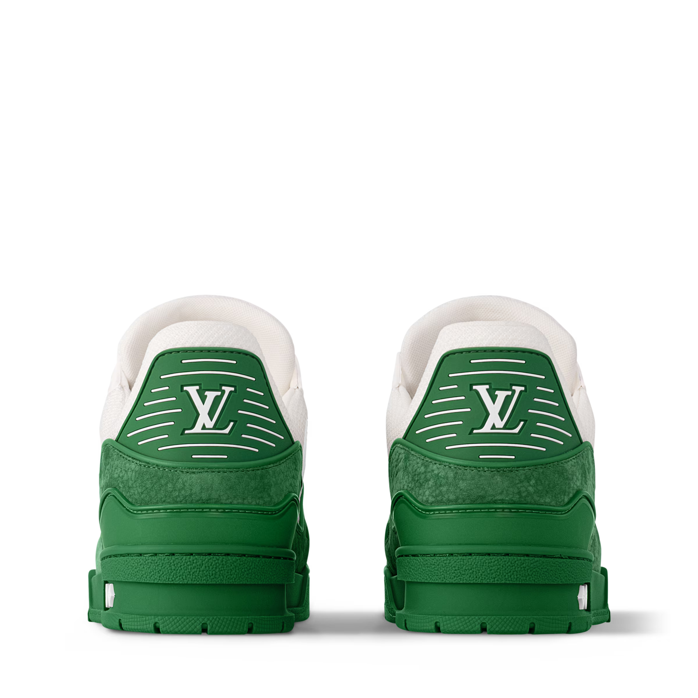 LV Trainer Sneaker Nubuck Green