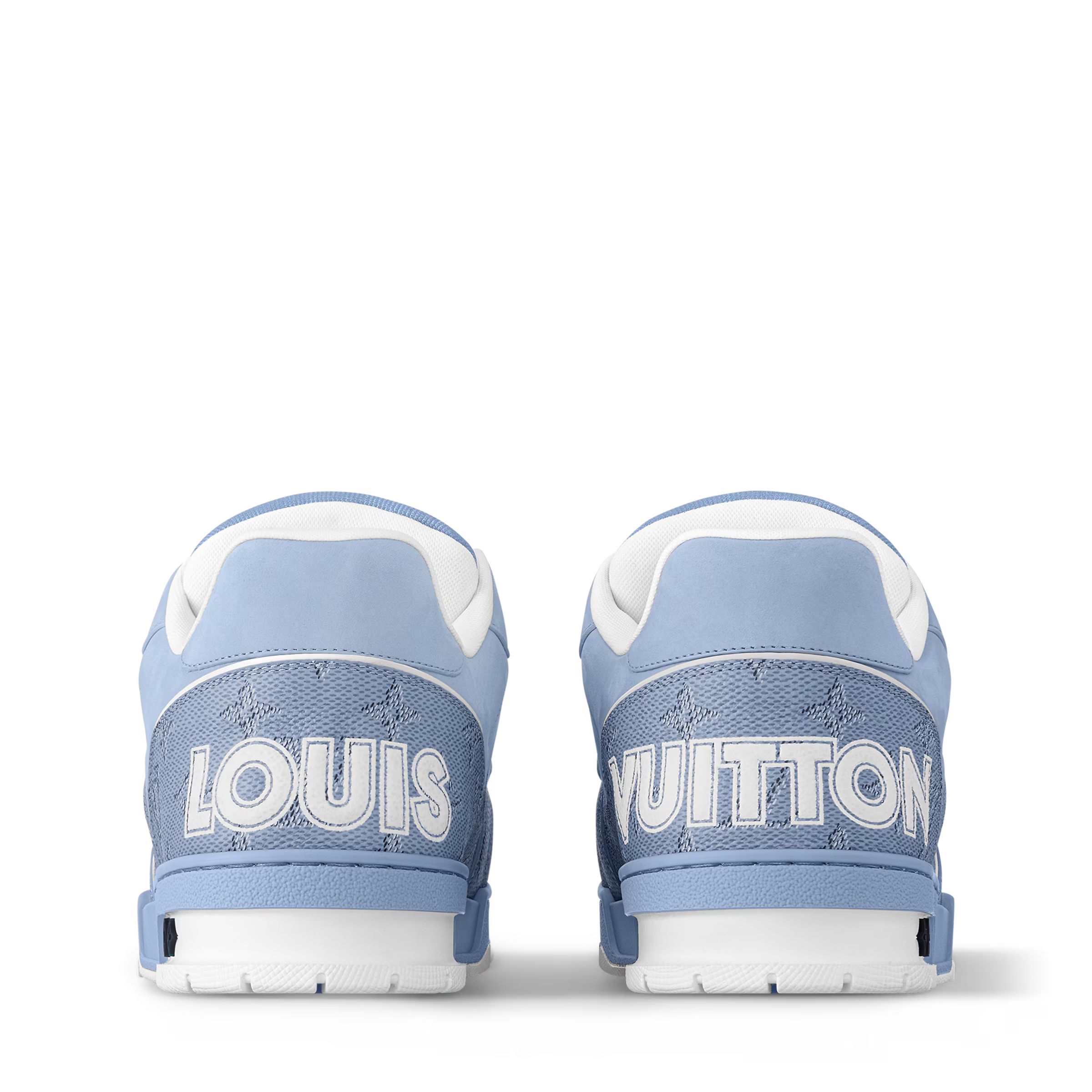 LV Trainer Sneaker Velcro Stap Blue