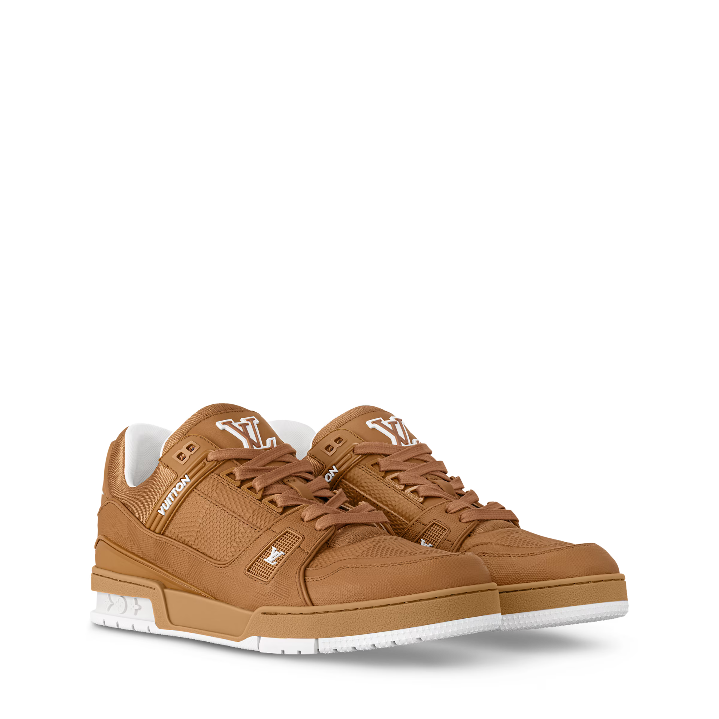 LV Trainer Sneaker Cognac Brown