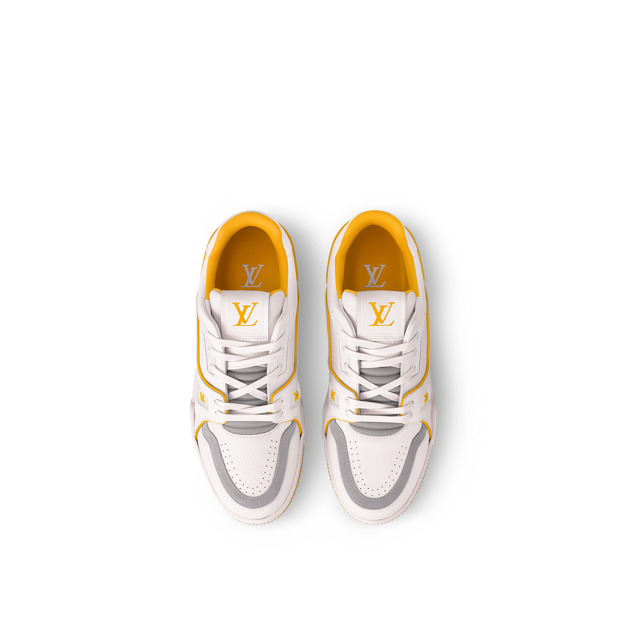 LV Trainer Sneaker White/Yellow Women's