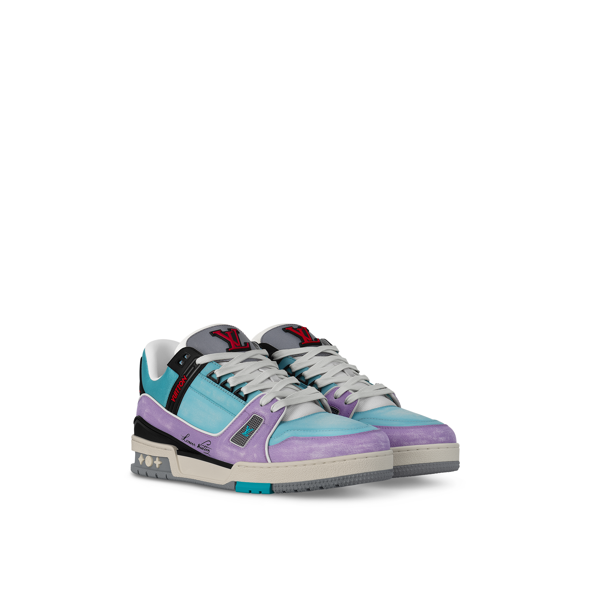 LV Trainer Light Blue/Purple