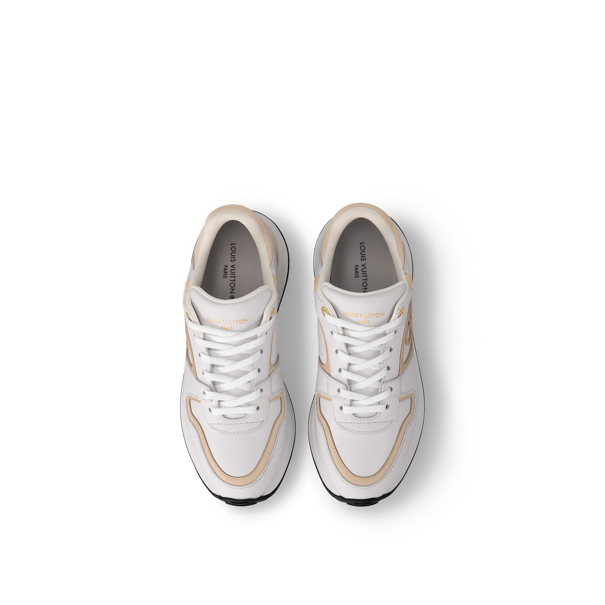 LV Neo Run Away Sneaker White/Nude