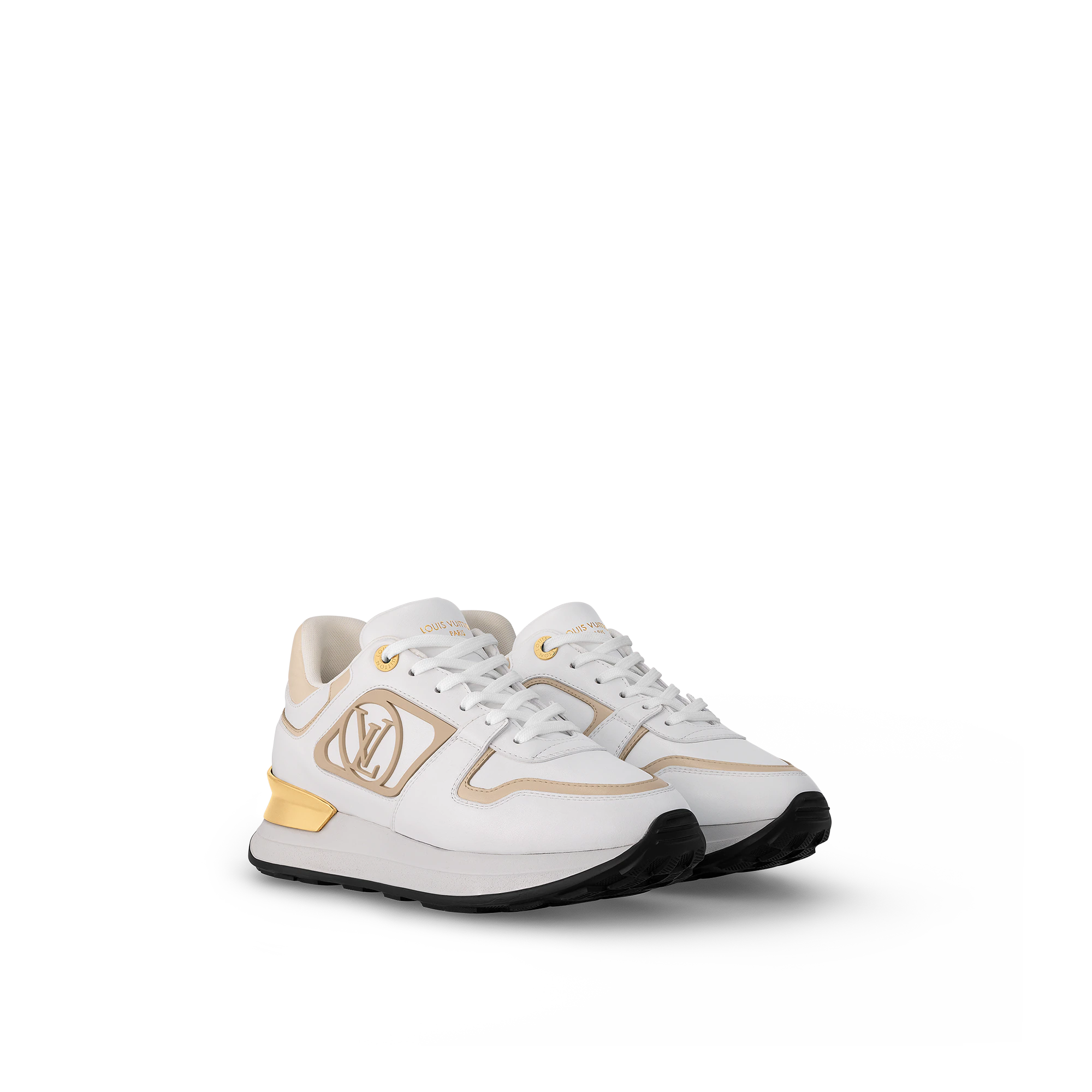 LV Neo Run Away Sneaker White/Nude