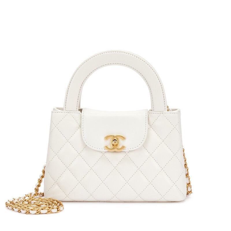 Chanel Mini Kelly Bag White