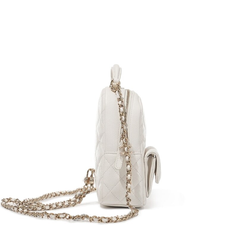 Chanel Mini Backpack White