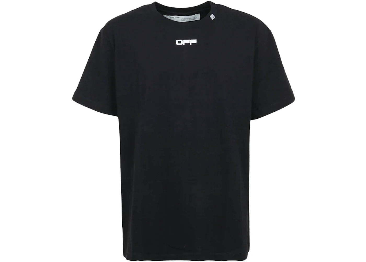 OFF-WHITE Oversized Fit Wavy Line T-Shirt Black