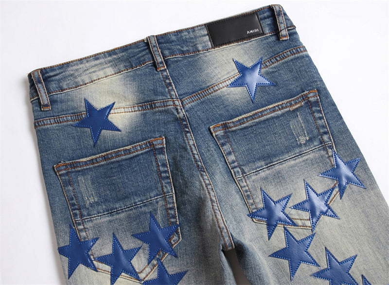 Amiri AMIRI Denim Blue Star