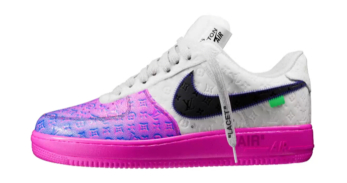 Louis Vuitton Louis Vuitton x Nike Air force 1 - Virgil Abloh Pink / White