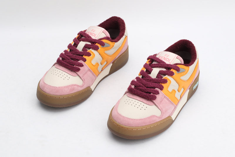 Fendi Fendi Pink Orange Low Tops