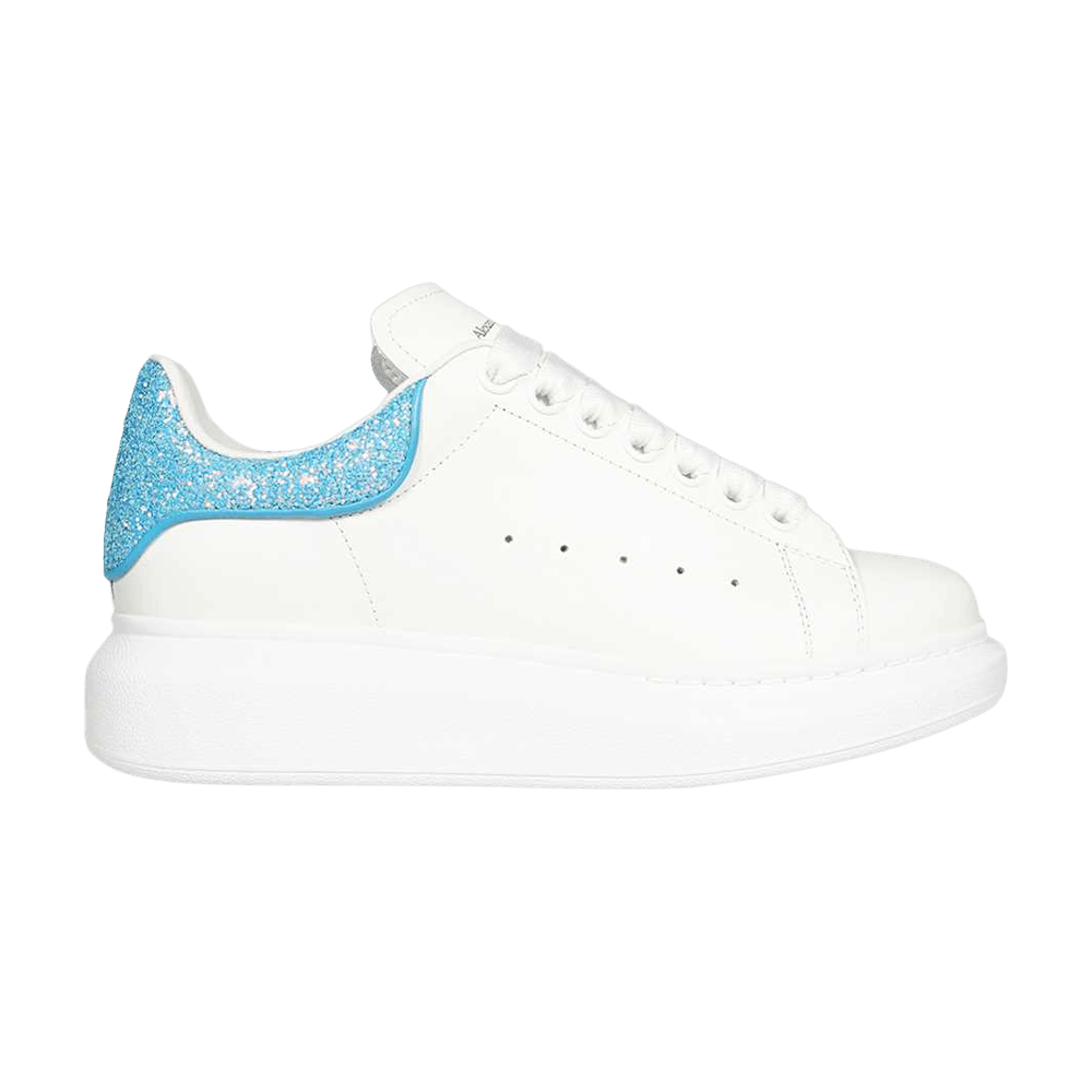 Alexander McQueen Wmns Oversized Sneaker 'New Cerulean Blue Glitter'