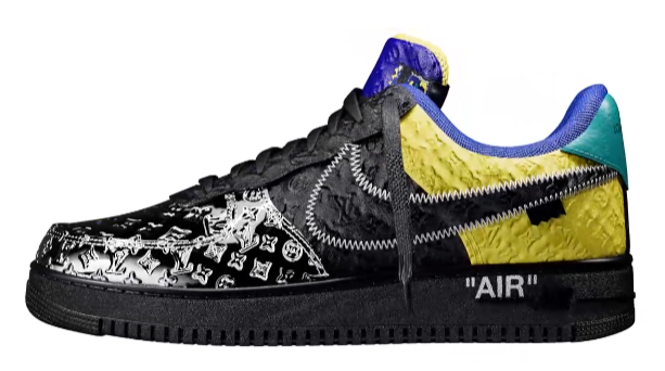 Louis Vuitton Louis Vuitton x Nike Air force 1 - Virgil Abloh Black / Yellow