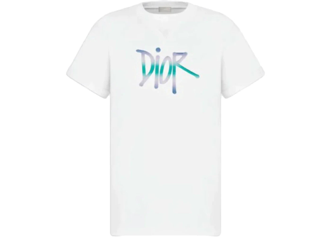 Dior And Shawn Oversized Logo T-Shirt White