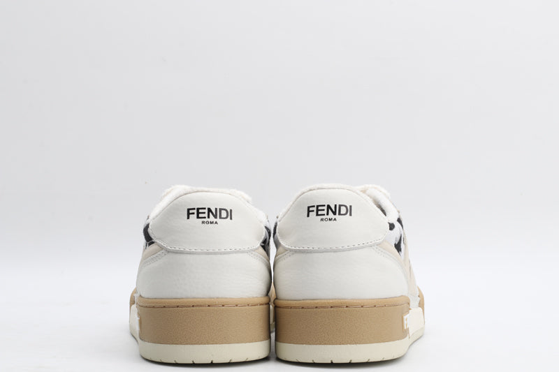 Fendi Fendi White Beige Low Tops