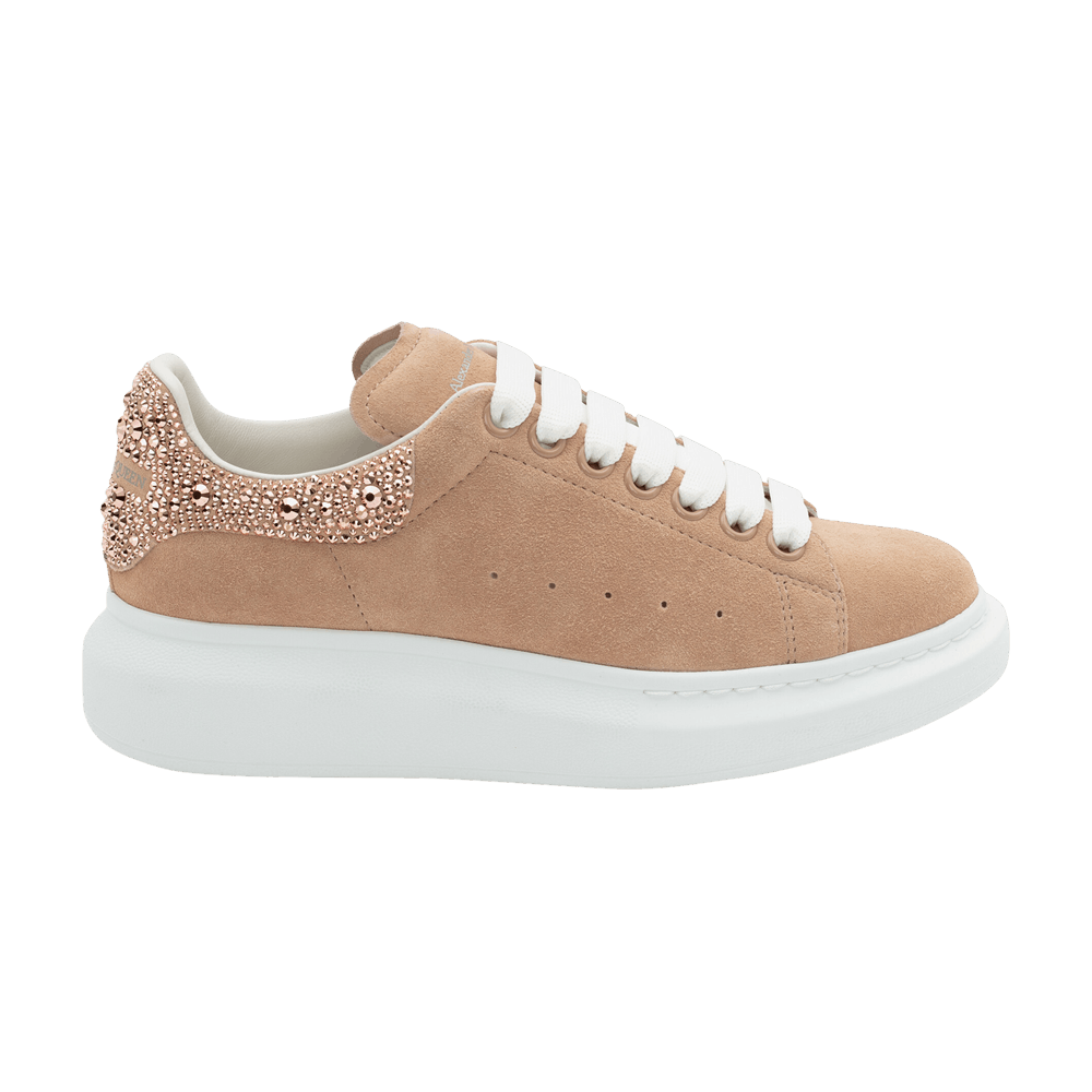 Alexander McQueen Wmns Oversized Sneaker 'Rose Gold Crystals'