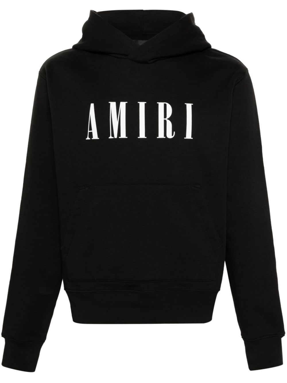 Core logo-print hoodie