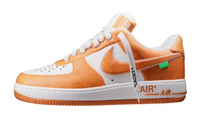 Louis Vuitton Louis Vuitton x Nike Air force 1 - Virgil Abloh Orange