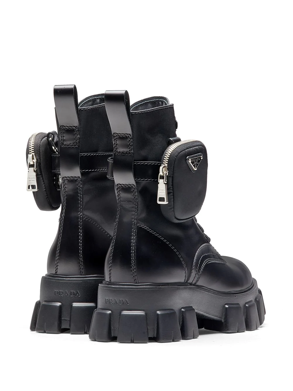 Prada Ankle pouch combat boots