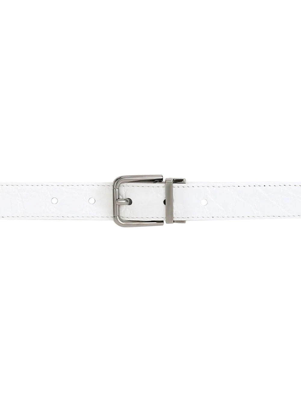 D&G Square-Buckle Leather Belt