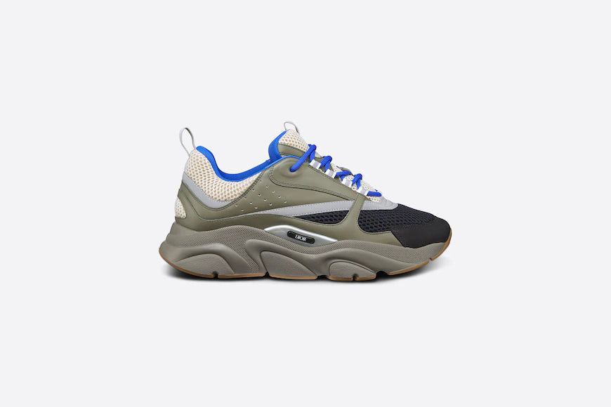 Dior B22 Cream and Black Technical Mesh and Olive