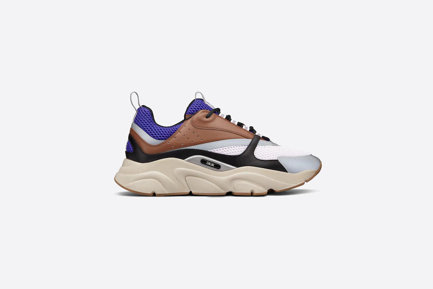 Dior B22 Violet and Cream Technical Mesh with Coffee and Black