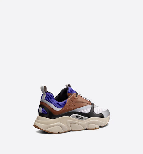 Dior B22 Violet and Cream Technical Mesh with Coffee and Black
