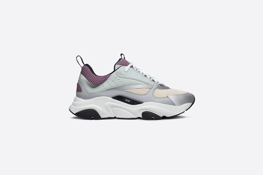 Dior B22 Cream and Lavender Technical Mesh with Light Green and Gray