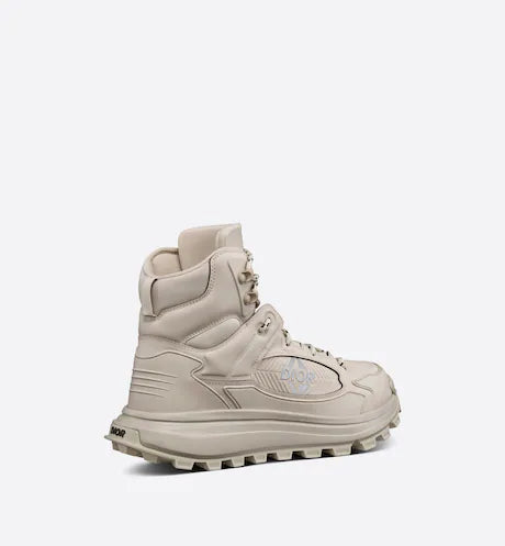Dior DIOR SNOW ANKLE BOOT Beige Technical Fabric