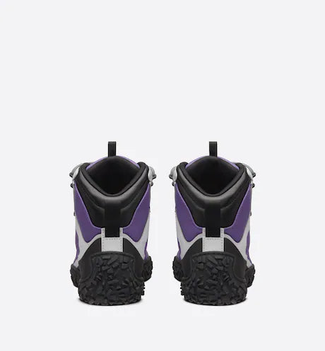 Dior DIORIZON HIKING ANKLE BOOT Purple Technical Mesh with Black Rubber