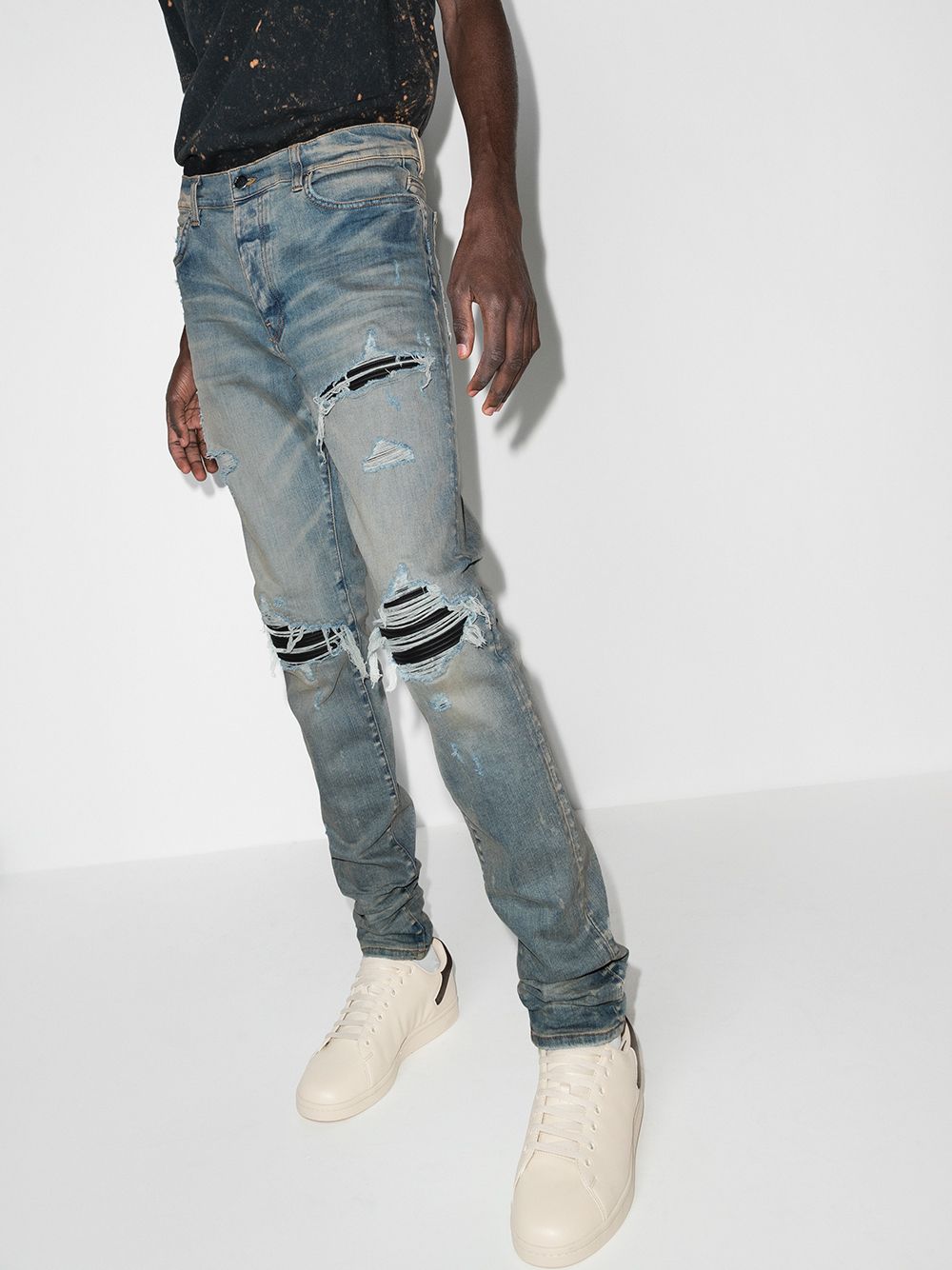 Amiri AMIRI MX1 Distressed-Effect Skinny Jeans