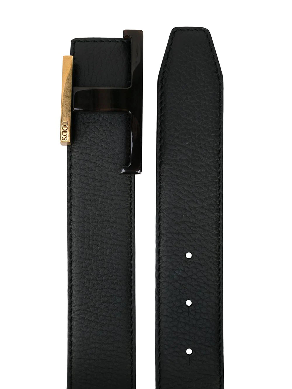 TOM FORD Logo-Engraved Leather Belt