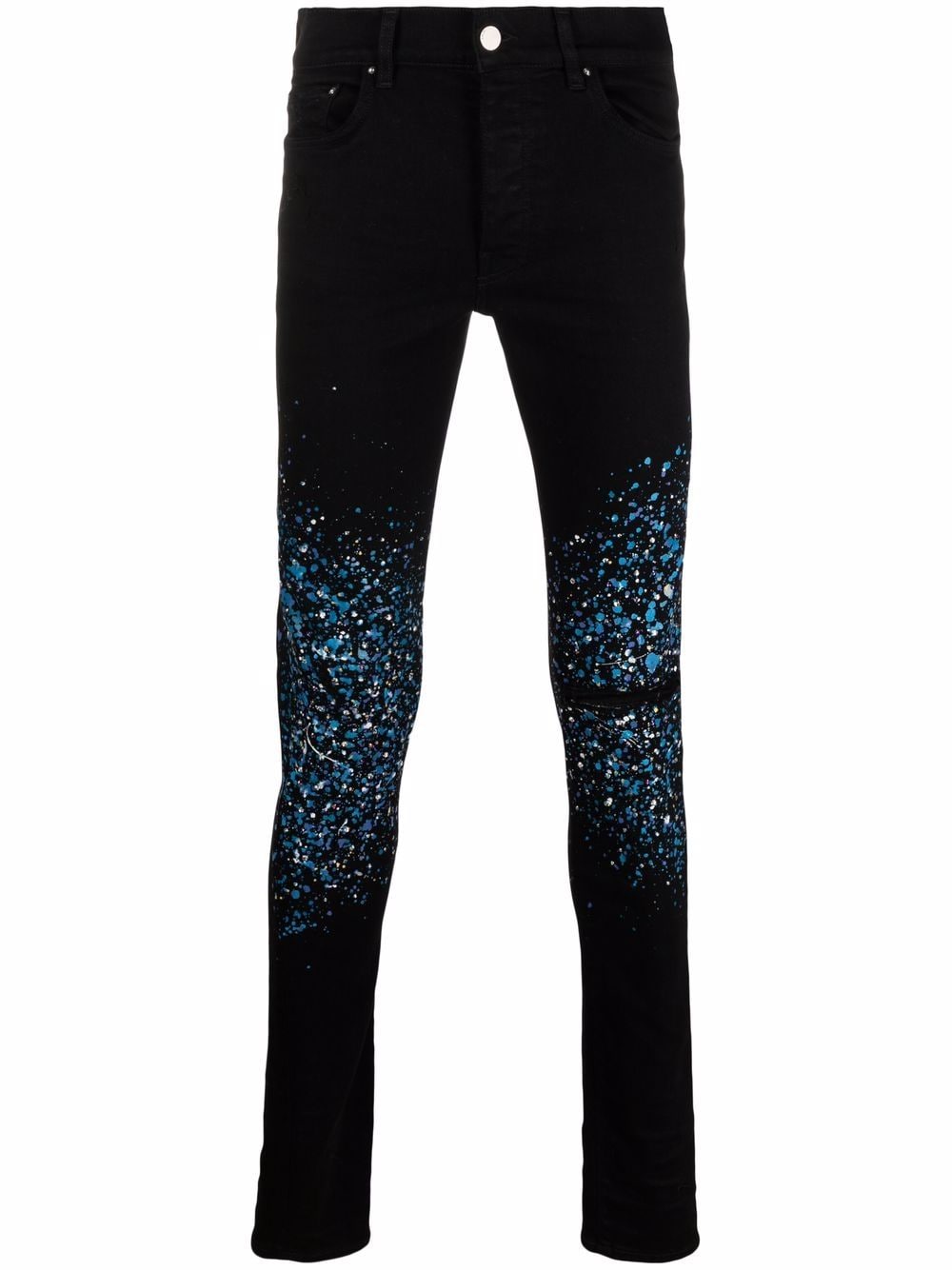 Amiri AMIRI Crystal Painter Skinny Jeans