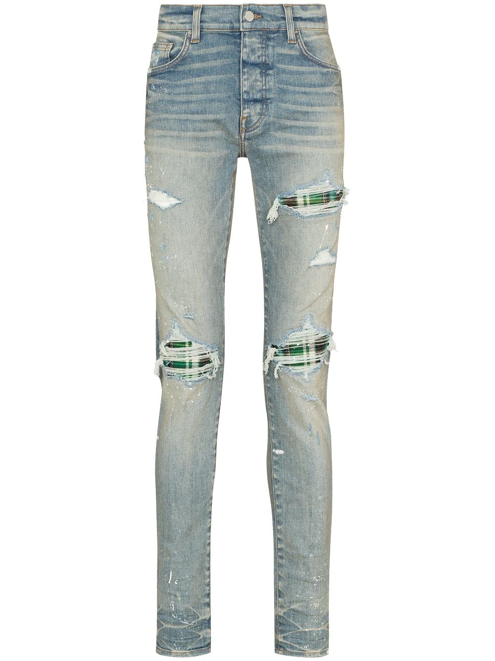 Amiri AMIRI Ripped-Finish Skinny Jeans