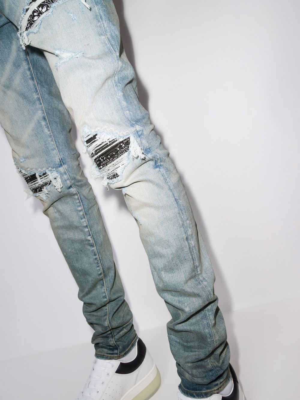 Amiri AMIRI MX1 Ripped Skinny Jeans