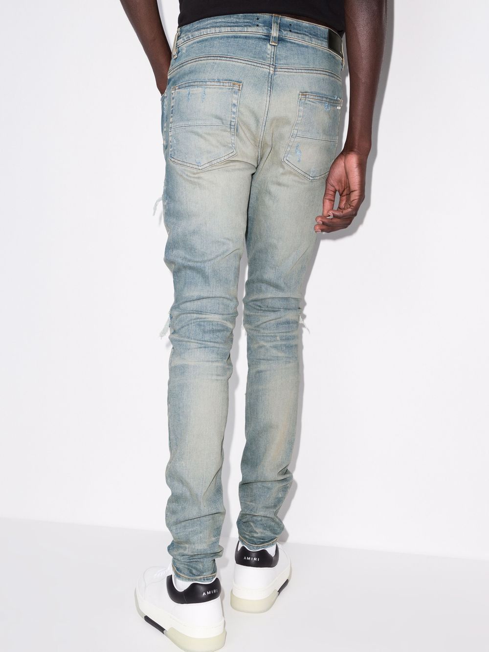 Amiri AMIRI MX1 Ripped Skinny Jeans