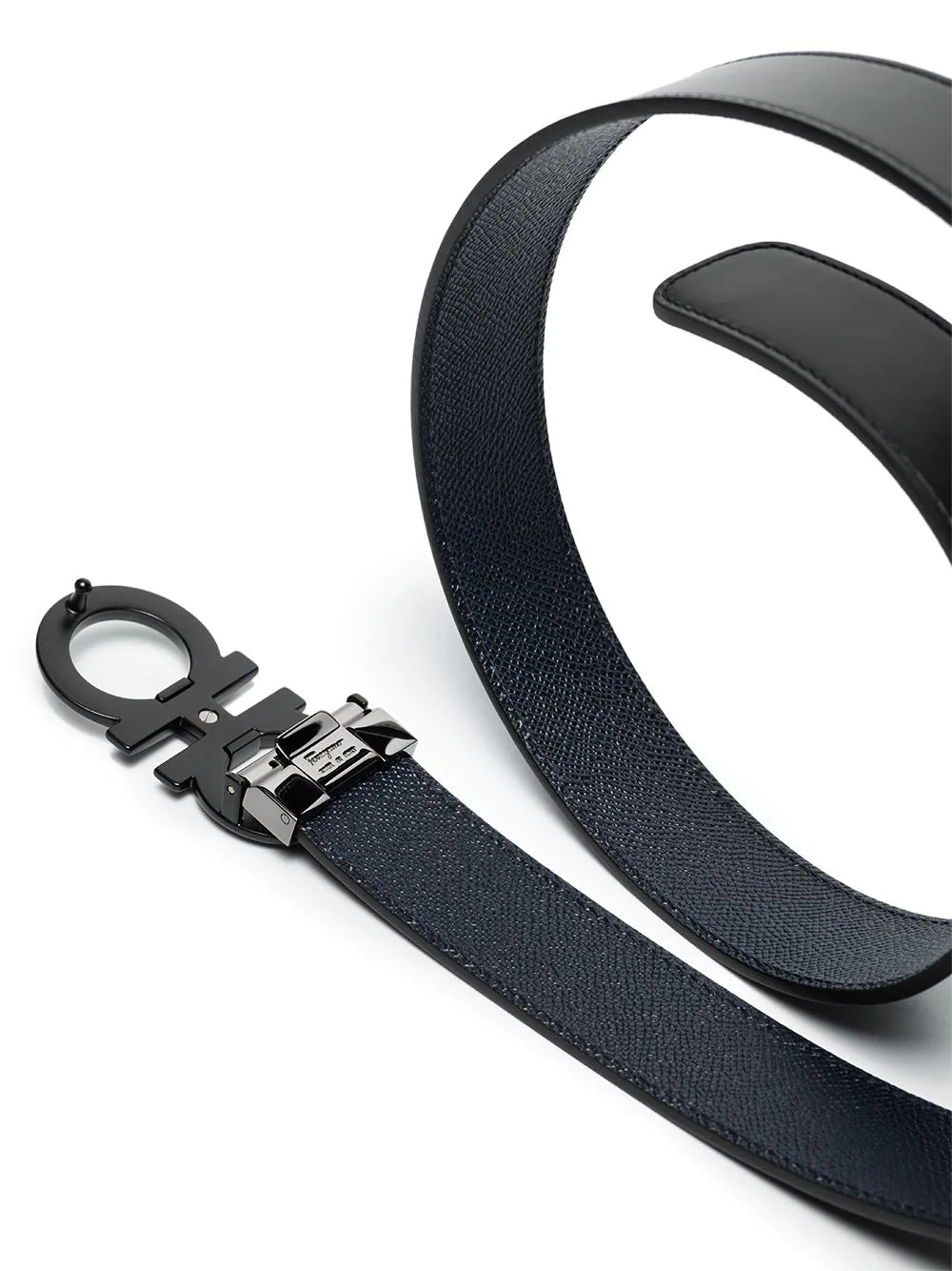 Salvatore Ferragamo Gancini Reversible Leather Belt