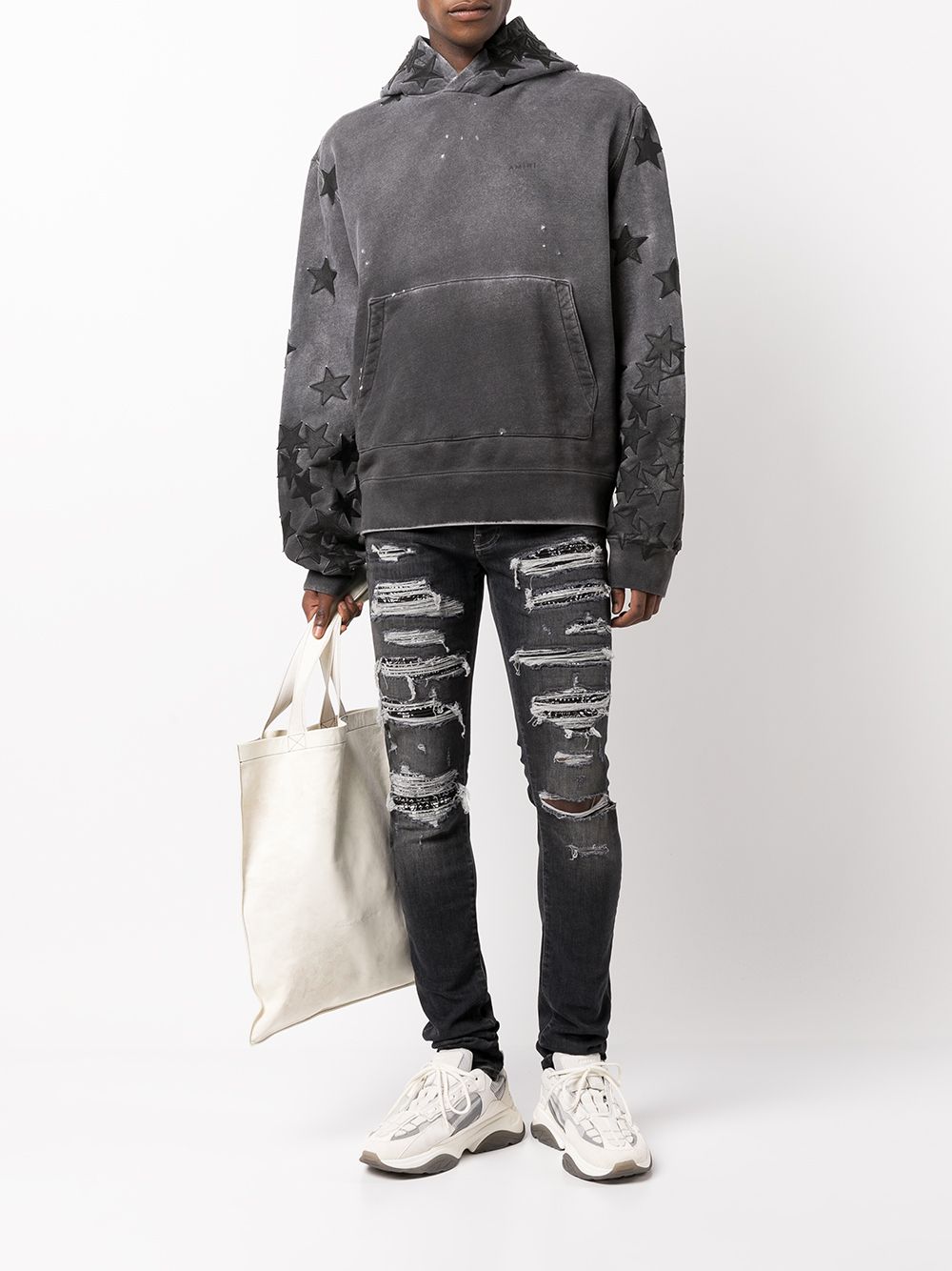 Amiri AMIRI Bandana Thrasher Distressed Jeans