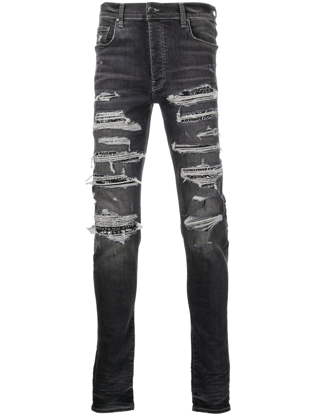 Amiri AMIRI Bandana Thrasher Distressed Jeans