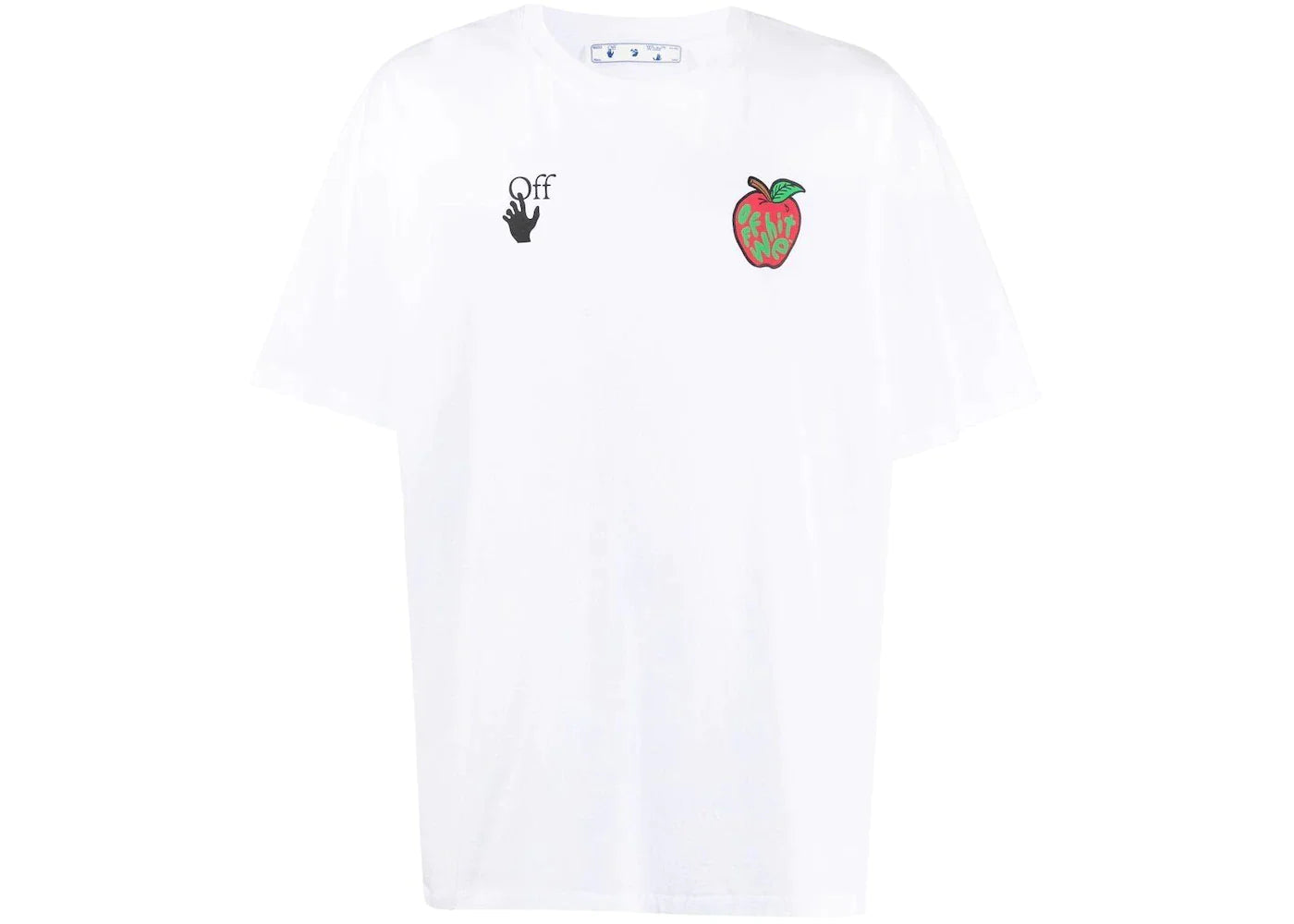 Off-White Apple Arrow Print T-shirt White