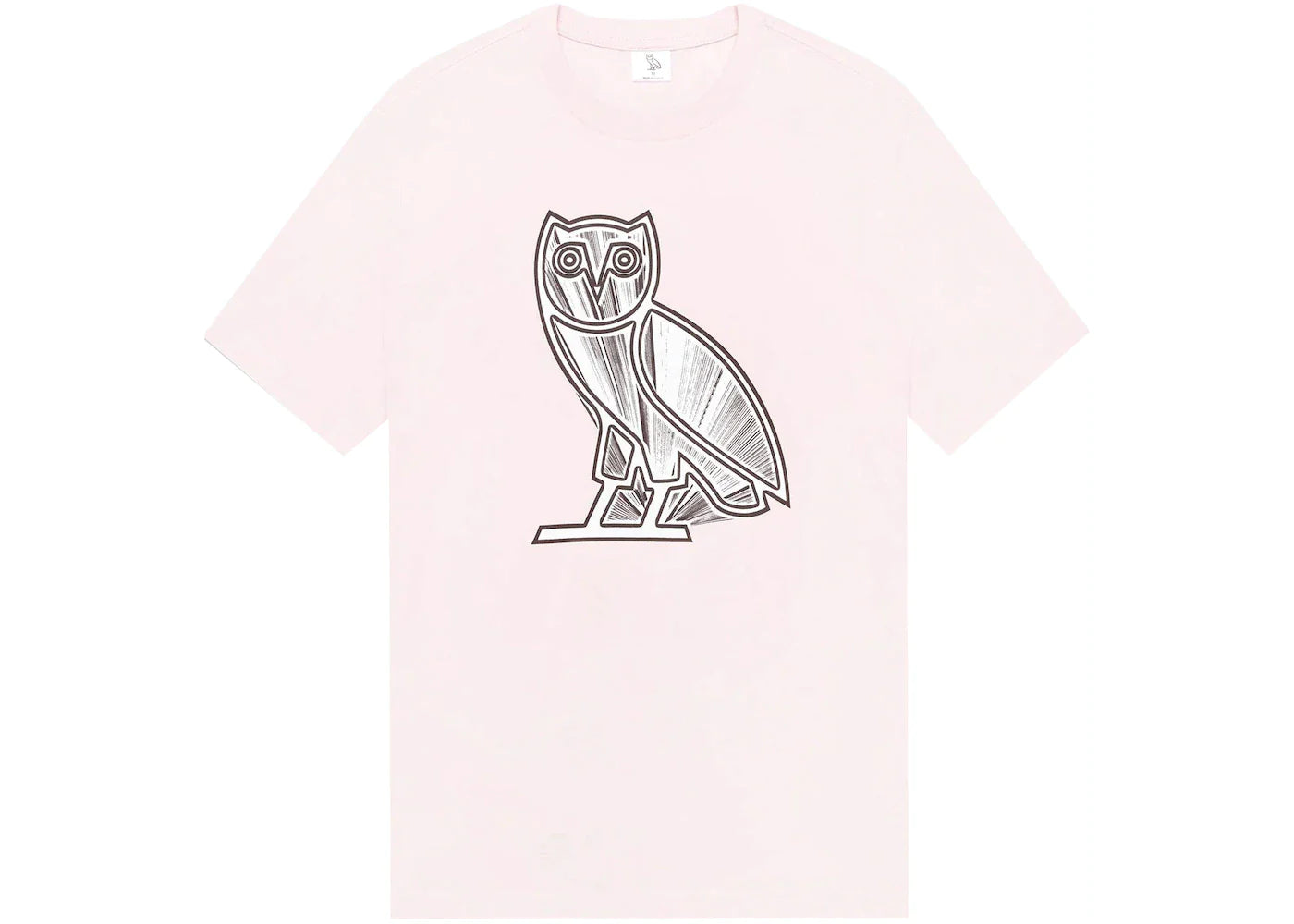 OVO Metallic Owl T-shirt Pink