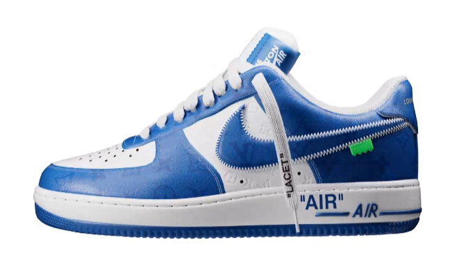 Louis Vuitton Louis Vuitton x Nike Air force 1 - Virgil Abloh Blue