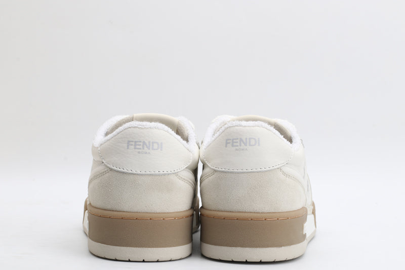 Fendi Fendi White Suede Low Tops