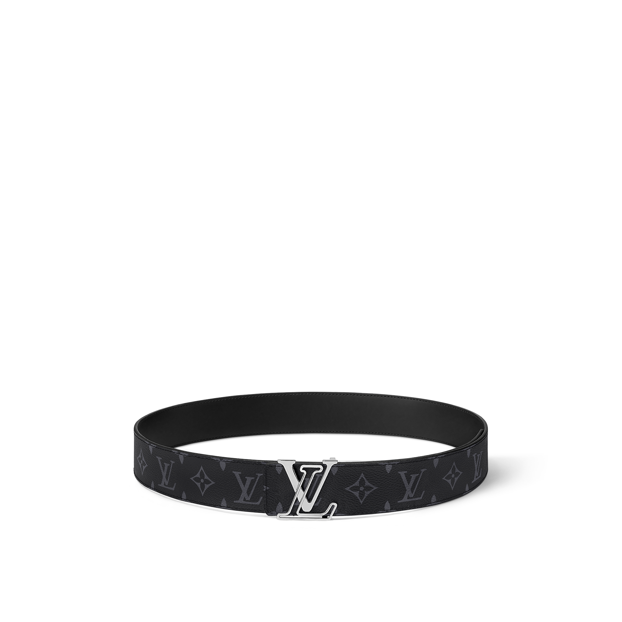 LV Line 40mm Reversible Belt Monogram Eclipse Canvas