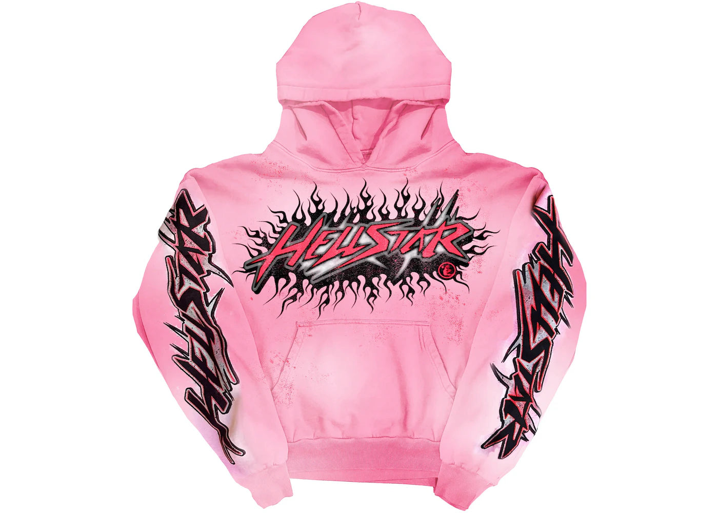 Hellstar Capsule 10 Brainwashed without Brain Hoodie Pink