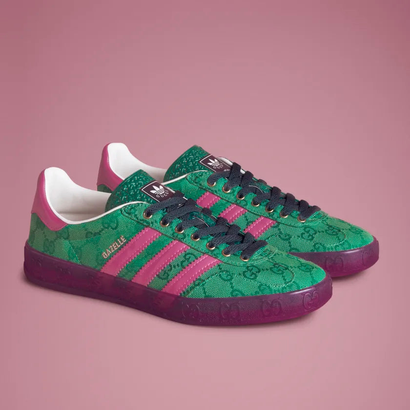 Adidas x Gucci Gazelle Green/Pink